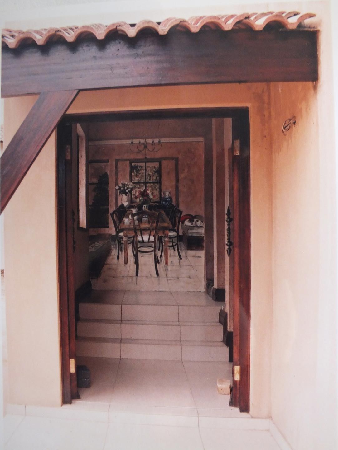 Seen through the doorway — Dining room mural in Douglasdale